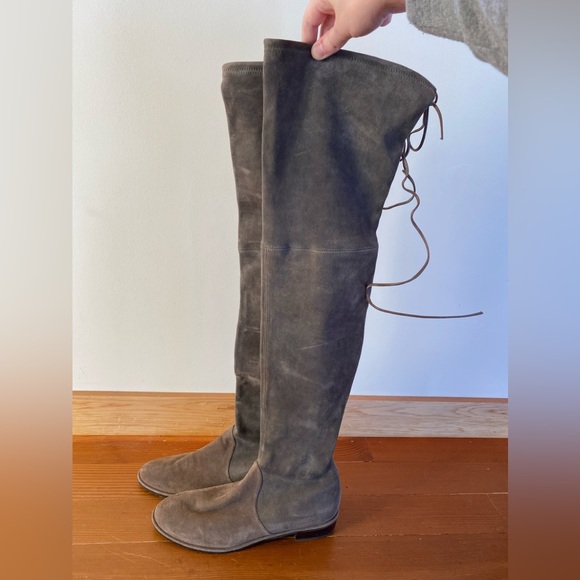 SOLD SW over the knee lowland boots - Picture 1 of 8